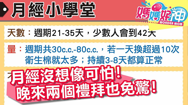 月经没想像可怕！晚来两个礼拜也免惊！妈妈好神 20180724 part1/4 EP283 米可白 陈保仁 - 天天要闻
