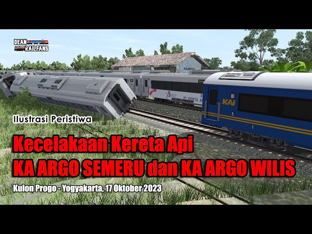 ARGO SEMERU and ARGO WILIS train accidents in SENTOLO YOGYAKARTA | Train Simulator class=