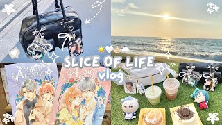 SLICE OF LIFE VLOG ☀️🌊 aesthetic days in my life, watching anime, cute haul &amp; local trip ✨
