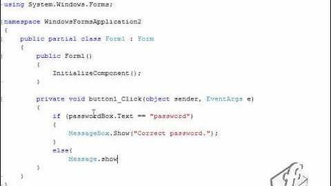 C# Tutorials: Password Window Protection