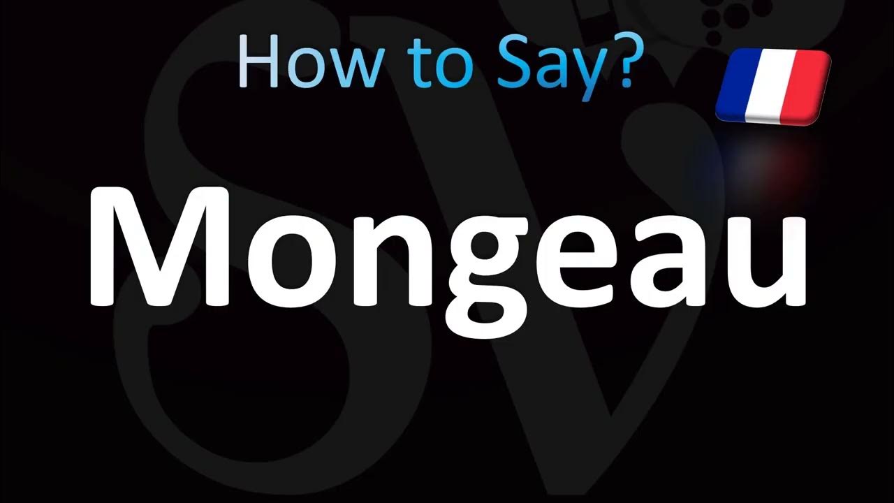 How to Pronounce Mongeau (French) - YouTube