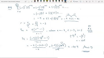 CSEC Add Math June 2017 P1 Solutions  - Series Qus 19 & 20