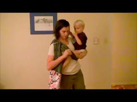 ring sling toddler hip carry