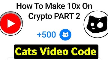 How To Make 10x On Crypto Part 2 Cats YouTube Video Code | Cats New Code Today | 5 Oct Cats code