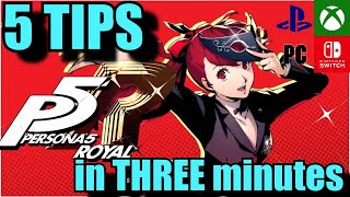5 TIPS for NEW PLAYERS - Persona 5 Royal (PC, Xbox, Nintendo Switch, Playstation) Details