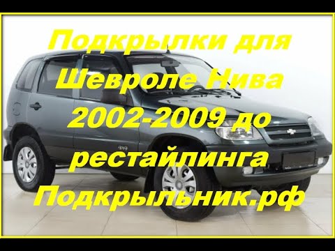 Подкрылки для Шевроле-Нива