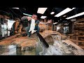FED MY HUGE ANACONDA A RABBIT IN HER NEW GIANT CAGE AT MY REPTILE ZOO!!! | BRIAN BARCZYK