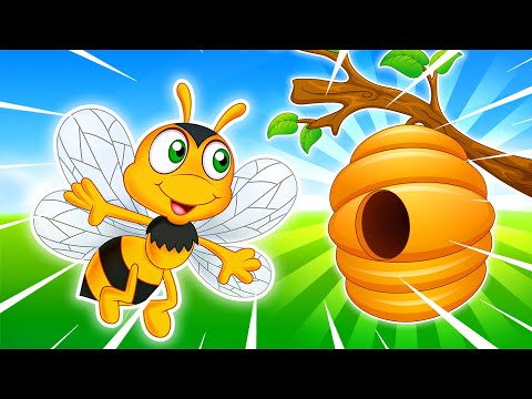 Видео: Пчелка Бзз + Незнакомец – Сборник лучших детских песен! 🎵 | Детские хиты 🤩