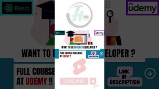 React Udemy Course | Get started with React | Coupon code |  Referral link | Learn | React Developer screenshot 3