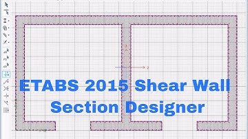ETABS 2015-Shear Wall Section Designer