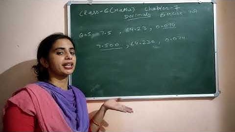 Class 6 maths rs Aggarwal chapter 7 decimal exercise 7A