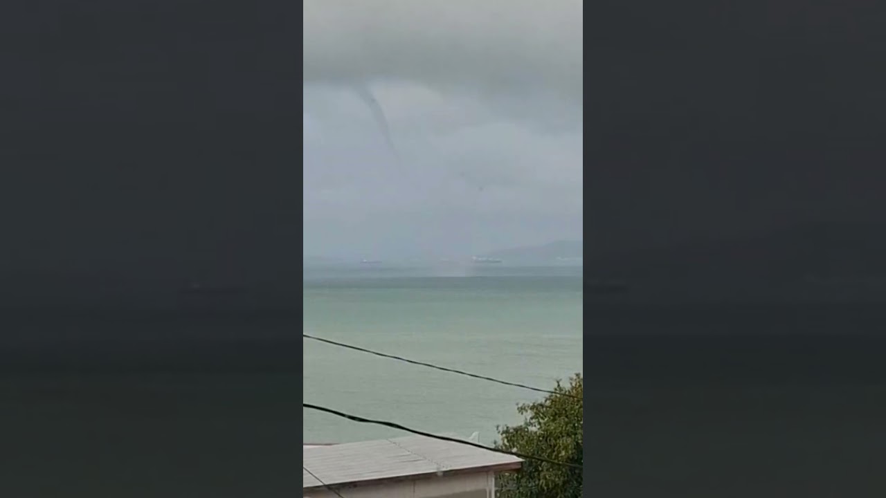 Tromba marina en la región del Biobío