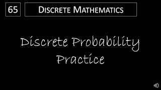 Discrete Math - 7.1.2 Discrete Probability Practice screenshot 3