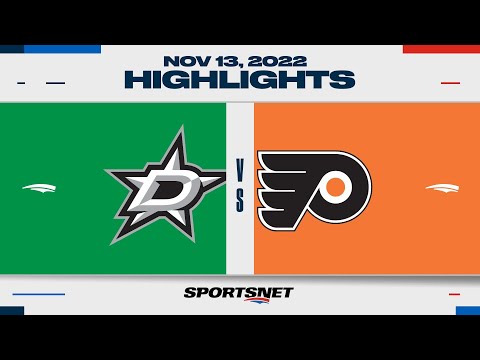 NHL Highlights | Stars vs. Flyers - November 13, 2022