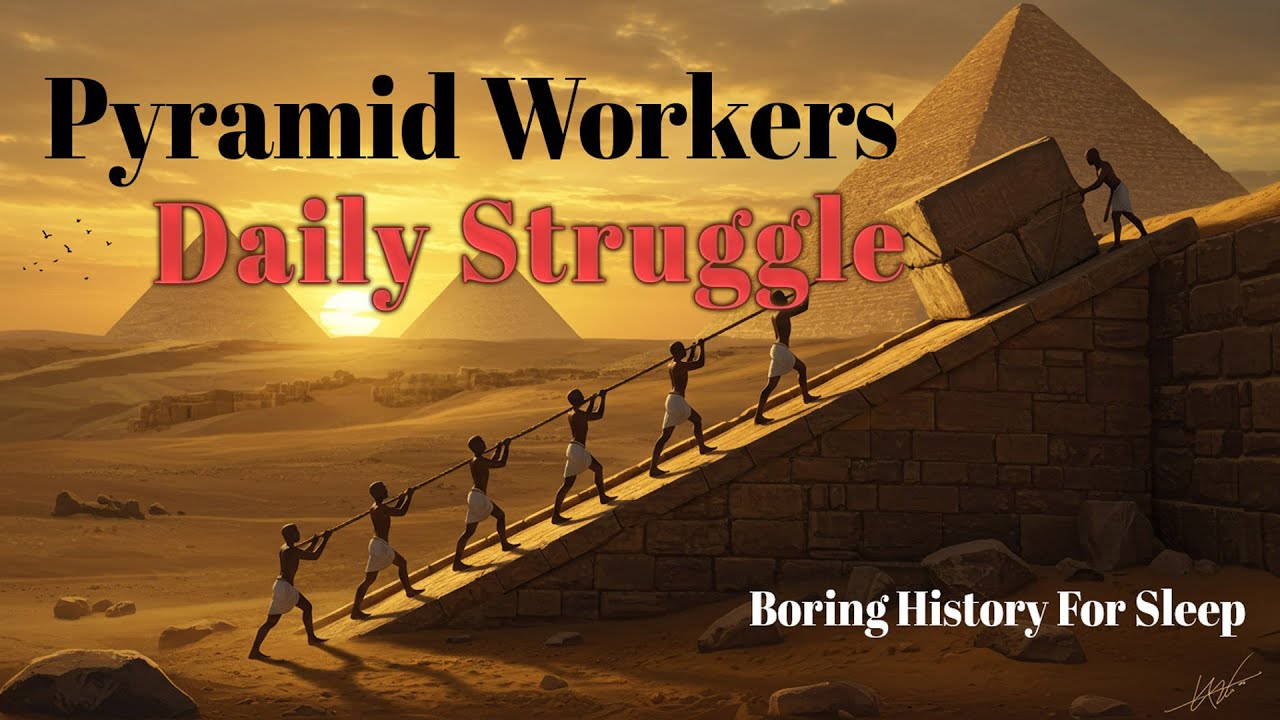 Pyramid Workers Daily Struggle Ancient Egypt Pyramids  | History For Sleep 