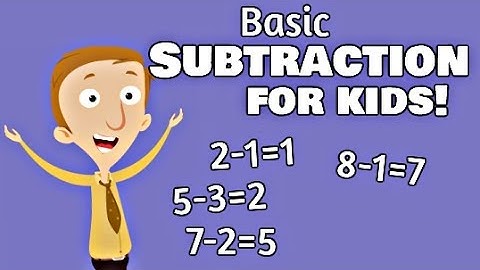 Basic Subtraction for Kids