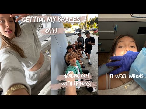 come get my braces off! (after 2 years but it went wrong...)