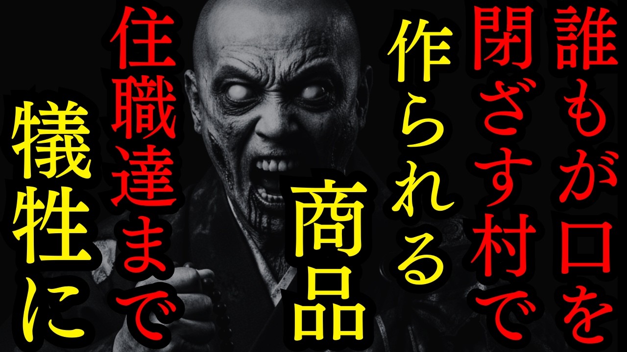 【ゆっくり怪談朗読】誰も話そうとしない山村で作られる奇妙な商品受け取った住職達まで犠牲に【怖い話】4選