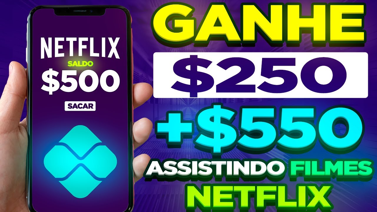 Ganhe $250.00 + $550.00 da Netflix ASSISTINDO FILMES ($25.00 Por Filme)Ganhar dinheiro na internet