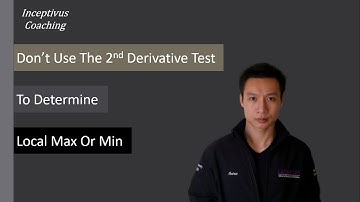 Calculus: Why you should NOT use second derivative test to find local max/min and what to do instead