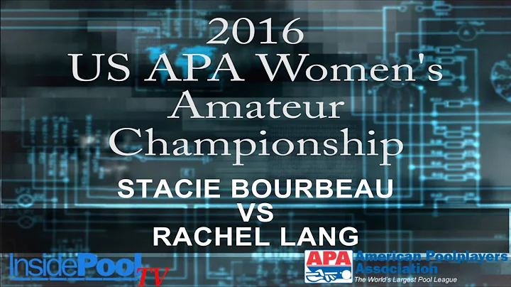 2016 U S  APA Womens Amateur Championship Stacie B...