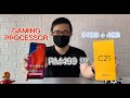 Rm499 Bajet Gaming Phone Skrin 6.5 inch, Gaming Processor  64GB + 4GB Ram Realme C21 Malaysia