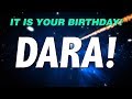 HAPPY BIRTHDAY DARA! This is your gift.