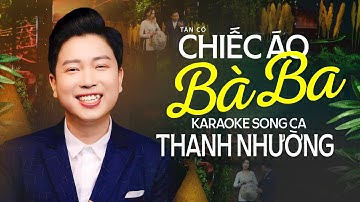 Karaoke Tân Cổ Chiếc Áo Bà Ba - Thiếu Đào | Karaoke Song Ca Thanh Nhường