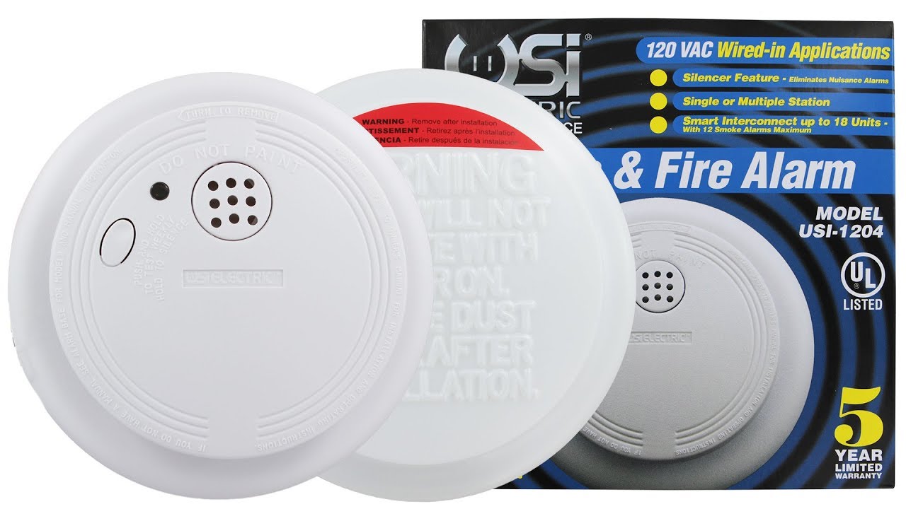 Usi Electric Smoke Detector 1204 Chirping - Ac electrical smoke and