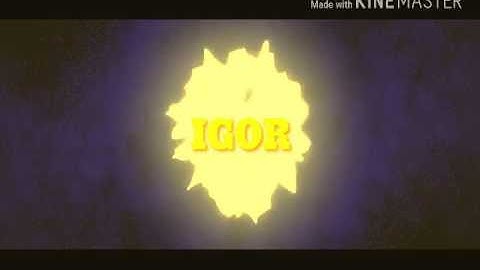 Intro do canal {primeiro vídeo}-Igor Craft-