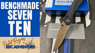 Benchmade Seven | Ten Limited Edition  710FE2401 Unboxing & First Impressions!