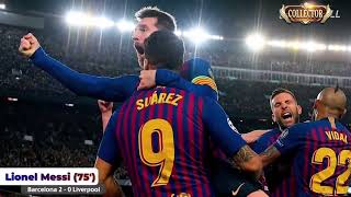 4-Lionel Messi showed Mohamed Salah \& Jurgen klopp who is the boss