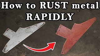 How to RUST Your Pickguard - Rusting Metal RAPIDLY using RUSTY 3000 solution - Easy Fast Rust by GuitarGuts 832 views 1 year ago 4 minutes, 17 seconds