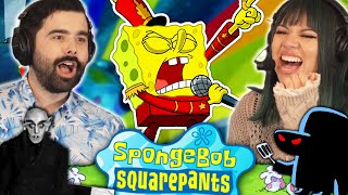 We Watched SPONGEBOB SEASON 2 EPISODE 15 AND 16 for the First Time! BAND GEEKS & GRAVEYARD SHIFT