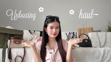 UNBOXING HAUL – Túi & Giày | Longchamp, Pedro, Aldo, Charles & Keith, LYN, Hapas, Adidas, Karatta 🎁 