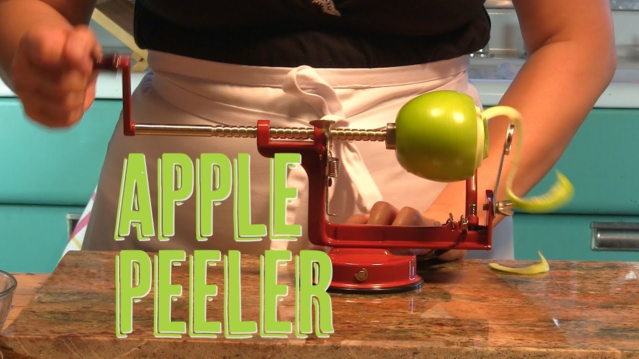 How To Use an Apple Peeler-Corer - Carma's Cookery