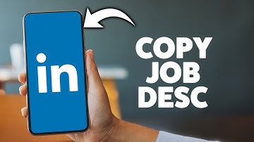 How To Copy A Job Description From Linkedin 2025 (iPhone & Android)