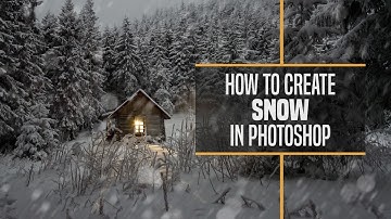 How to Create Snow in Photoshop - PHOTOSHOP TUTORIAL