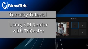 Tuesday Tutorial : NDI Router