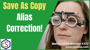 Joomla Article Save As Copy Alias Correction - 🛠 MM #322