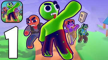 My Zombie World - Gameplay Walkthrough Part 1 Zombie kingdom (Android,iOS)