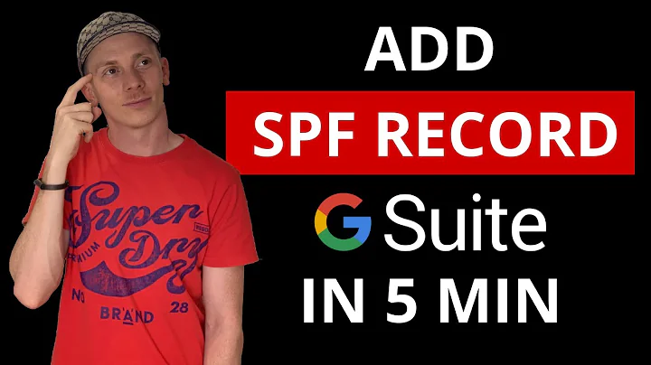 G Suite SPF Record Step By Step Tutorial For Beginners - In 3 Minutes
