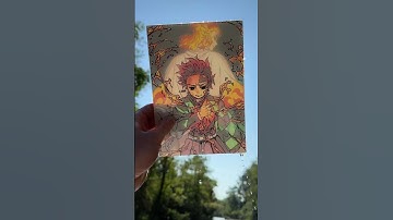 For all the Demon Slayer fans 😭🔗in bio #anime #art #artwork #animeart