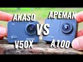 Apeman A100 vs AKASO V50x🔥 ¡Footage y Opinión!