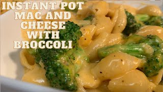 INSTANT POT MACARONI AND CHEESE WITH BROCCOLI