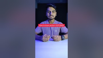 How to draw perfect OUTLINES? | 3 Methods to draw OUTLINES | #howtodrawoutline #technique