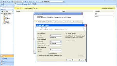 How to Configure Gmail in outlook 2007