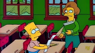 Мультшоу Симпсоны Барт получает двойку l 2 сезон 1 серия