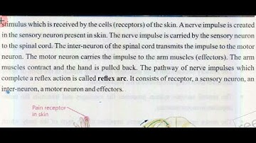 Class 8th Science Ch # 1   Actions controlled by nervous system