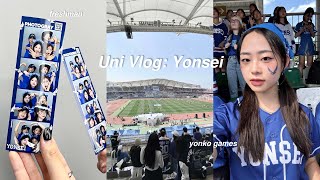 Uni vlog☁️ | Yonsei UIC, yonko games, freshman dorm life, going to classes screenshot 2
